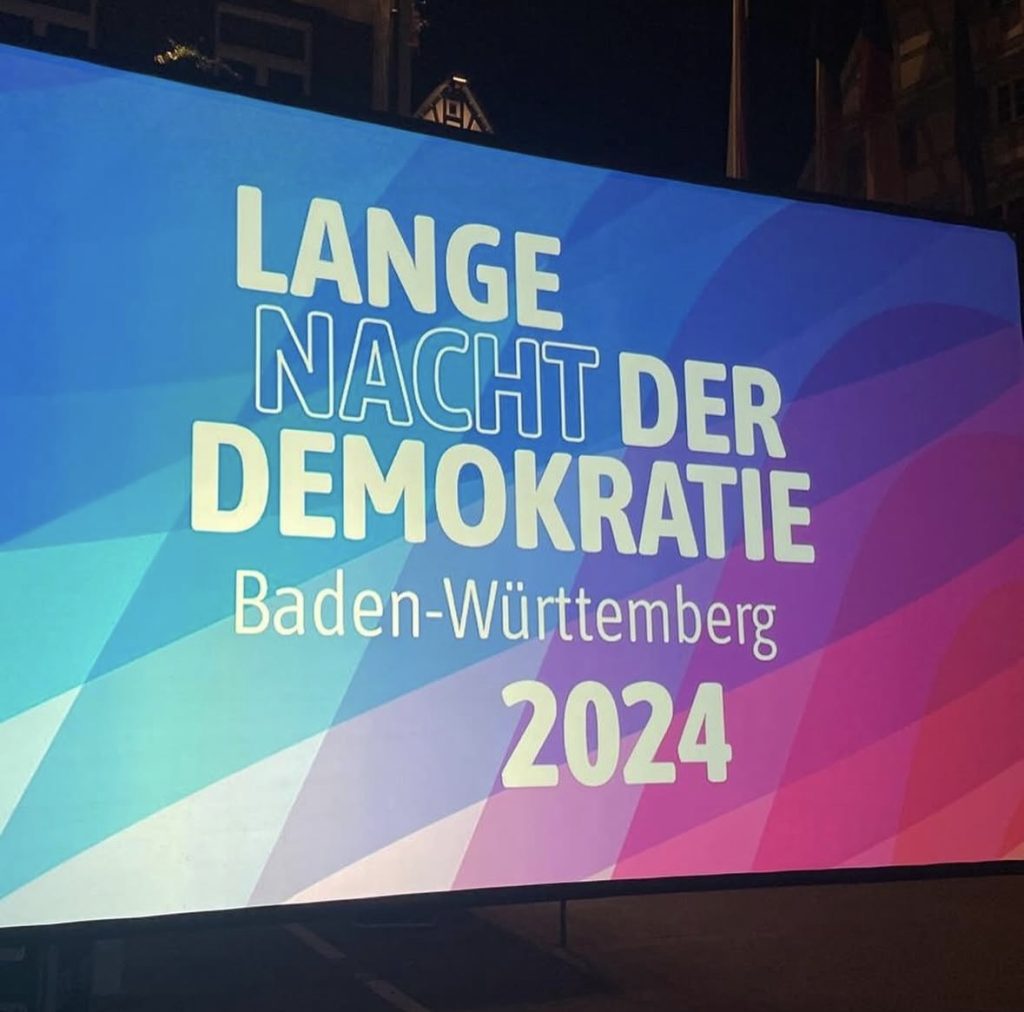 Lange Nacht der Demokratie Baden-Württemberg 2024